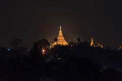 34-Shwedagon Pagoda at night